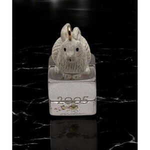 Hallmark Keepsake Rabbit Christmas Tree Ornament Ice Block Buddies 2005 Mini
